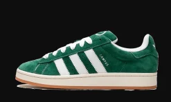 Campus 00s Dark Green Cloud White<Adidas Fashion