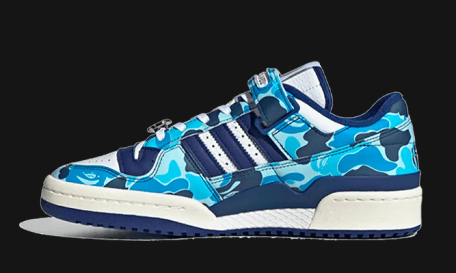 Forum 84 Low Bape 30th Anniversary Blue Camo<Adidas Outlet