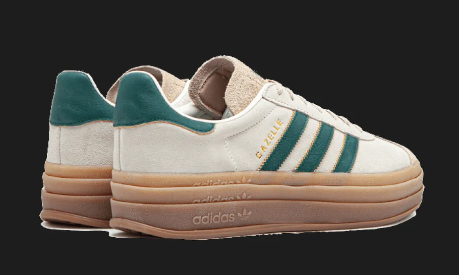 Gazelle Bold Magic Beige Collegiate Green<Adidas Hot