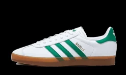 Gazelle Cloud White Bold Green<Adidas Best