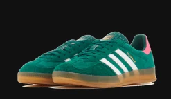 Gazelle Indoor Collegiate Green Lucid Pink<Adidas Sale