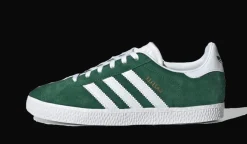 Gazelle Junior Dark Green White<Adidas Discount
