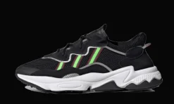 Ozweego Core Black Solar Green<Adidas Best
