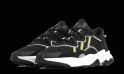 Ozweego Core Black Solar Green<Adidas Best