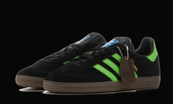 Samba Deco SPZL Core Black Lucid Lime<Adidas Outlet