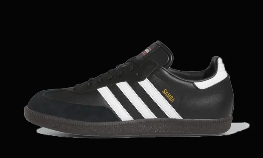 Samba Leather Black White<Adidas Outlet