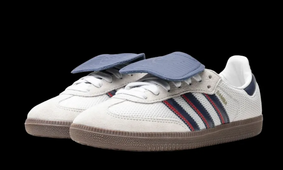 Samba LT Crystal White Dark Blue Gum<Adidas Discount