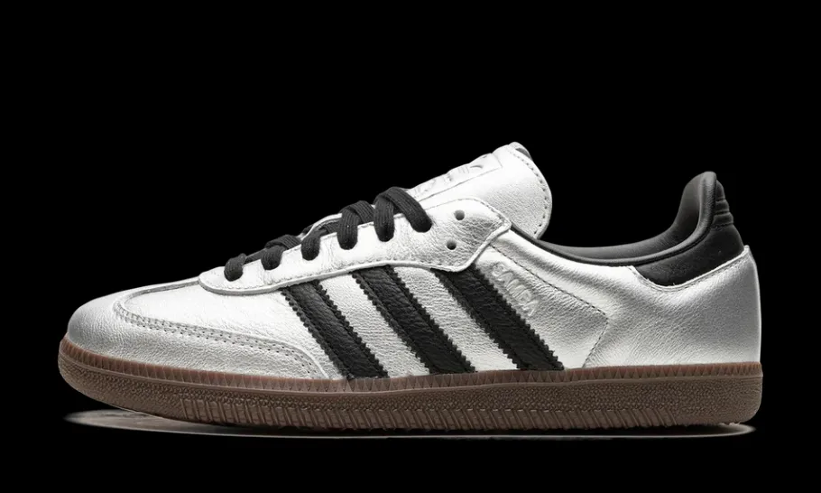 Samba OG Metallic Black Gum<Adidas Clearance