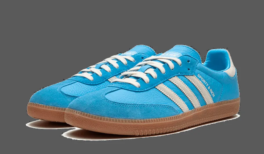 Samba OG Sporty & Rich Blue Grey<Adidas Fashion