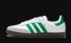 Samba OG White Green<Adidas Discount