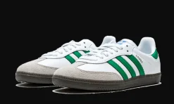 Samba OG White Green<Adidas Discount