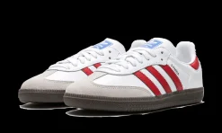 Samba OG White Red<Adidas New
