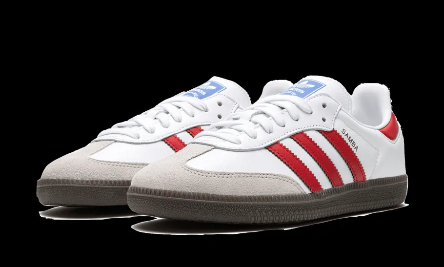 Samba OG White Red<Adidas New