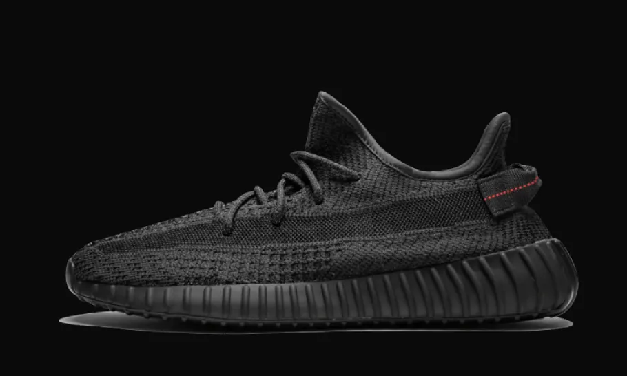 Yeezy Boost 350 V2 Static Black (Reflective)<Adidas New