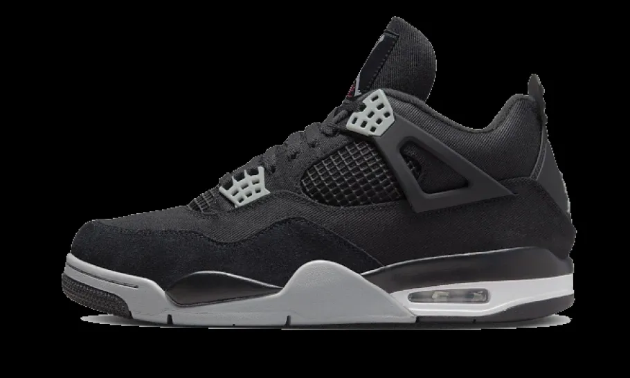 4 Black Canvas<Air Jordan Online