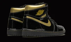 1 High Black Metallic Gold<Air Jordan Fashion