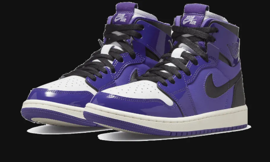 1 High Zoom Air CMFT Court Purple Patent<Air Jordan Sale