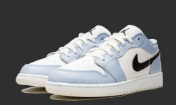 1 Low Ice Blue Black<Air Jordan Best
