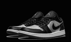 1 Low SE Black Metallic Silver<Air Jordan Fashion