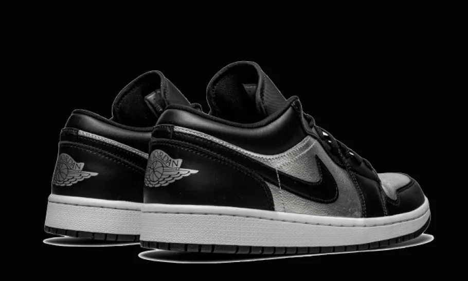 1 Low SE Black Metallic Silver<Air Jordan Fashion