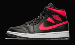 1 Mid Black Siren Red<Air Jordan Online