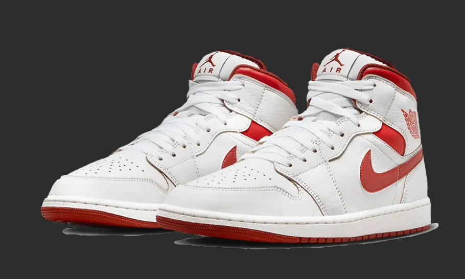 1 Mid Dune Red<Air Jordan Hot