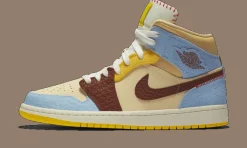 1 Mid Fearless Maison Château Rouge<Air Jordan Fashion