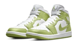 1 Mid Green Python<Air Jordan Hot