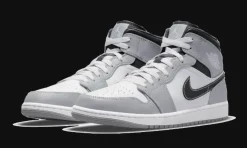 1 Mid Light Smoke Grey Anthracite<Air Jordan Discount