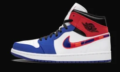 1 Mid Multicolor Swoosh<Air Jordan New