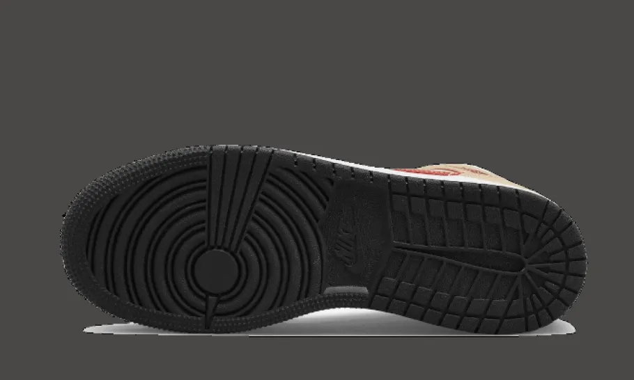 1 Mid Onyx Curry<Air Jordan Fashion