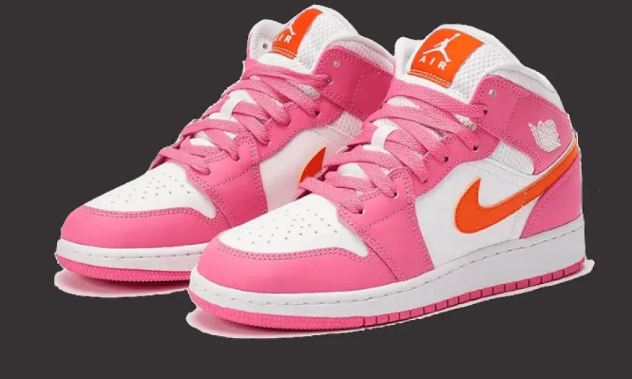 1 Mid Pinksicle Safety Orange<Air Jordan Best