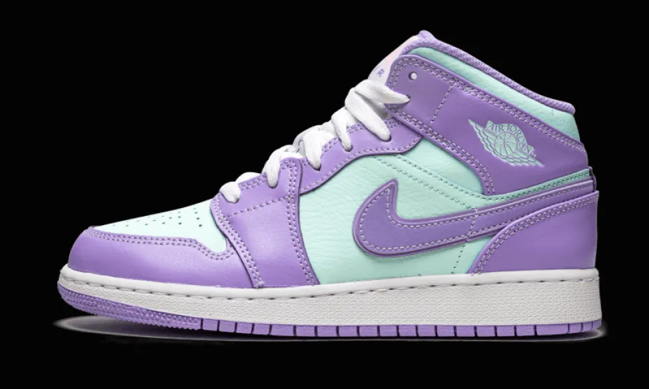 1 Mid Purple Aqua<Air Jordan Hot