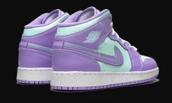 1 Mid Purple Aqua<Air Jordan Hot
