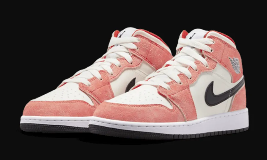 1 Mid SE Orange Suede<Air Jordan Sale