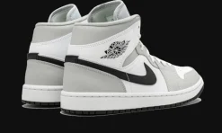 1 Mid White Light Smoke Grey<Air Jordan Discount