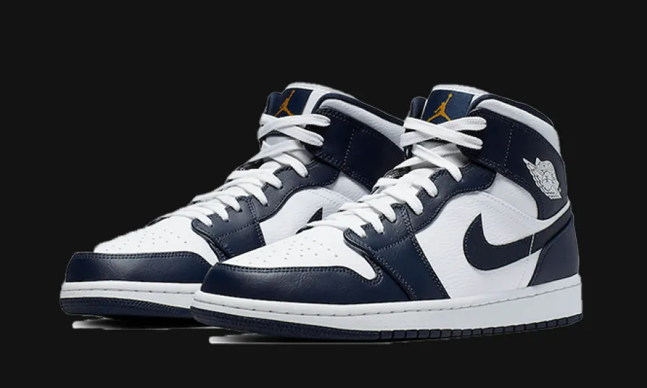 1 Mid White Metallic Gold Obsidian<Air Jordan Sale