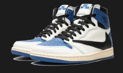 1 Retro High OG SP Travis Scott Fragment Military Blue<Air Jordan Sale