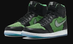 1 Retro High Zoom Black Green<Air Jordan Fashion
