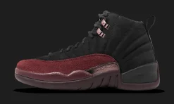 12 Retro SP A Ma Maniére Black Burgundy Crush<Air Jordan Discount