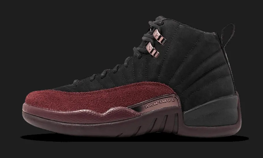 12 Retro SP A Ma Maniére Black Burgundy Crush<Air Jordan Discount