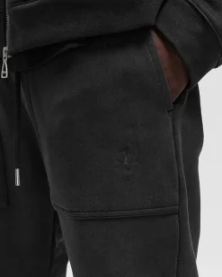 Travis Scott Fleece Pants Black<Air Jordan Clearance