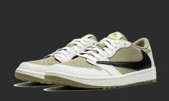 Air Jordan 1 Retro Low Golf Travis Scott Neutral Olive<Air Jordan Best