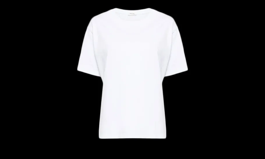 T-Shirt Fizvalley White<American Vintage New