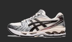 Gel-Kayano 14 Cream Black Metallic Plum<ASICS Outlet