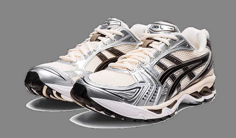 Gel-Kayano 14 Cream Black Metallic Plum<ASICS Outlet