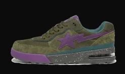 Road Sta Dark Green Suede<Bape Online