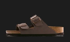 Arizona Birko-Flor Nubuck Mocha<Birkenstock Discount