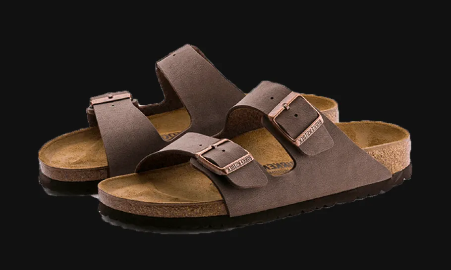 Arizona Birko-Flor Nubuck Mocha<Birkenstock Discount