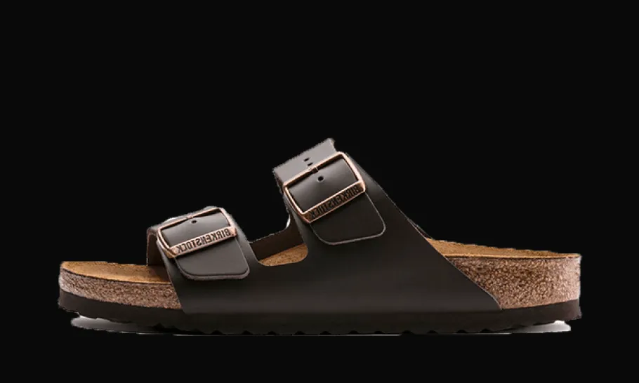 Arizona Natural Leather Dark Brown<Birkenstock Outlet